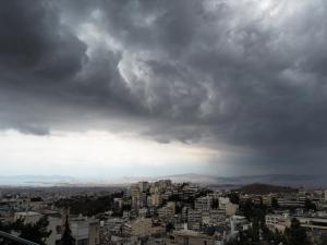  17 Ιουνίου 2018 Καταιγίδα πάνω από το λεκανοπέδιο Αττικής.